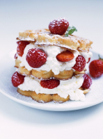 Waffles with Strawberries and Whipped Cream recipe | Eat ... image
