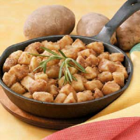 Golden Diced Potatoes Recipe: How to Make It image