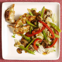 Potsticker & Vegetable Stir-Fry Recipe | EatingWell image