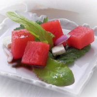 Arugula and Watermelon Salad Recipe | Allrecipes image