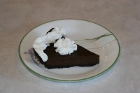 Chocolate Ganache Pie | Just A Pinch Recipes image