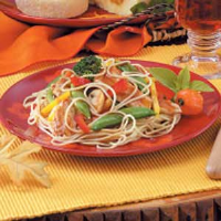 Szechuan Chicken Noodle Toss Recipe: How to Make It image