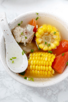Pork and Corn Soup | China Sichuan Food image
