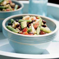 Zesty Three-Bean and Roasted Corn Salad Recipe | MyRecipes image