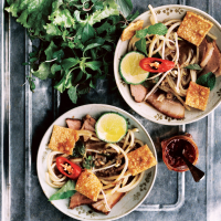 Braised Spiced Pork with Cao Lau Noodles Recipe | Epicurious image