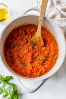 Quick and Easy Garden Tomato Sauce - Skinnytaste image