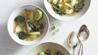 Bok Choy and Chicken Soup Recipe | Martha Stewart image