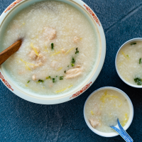 Chicken Congee (??) | Made With Lau image