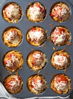 Mini Spaghetti and Meatball Pies | Better Homes & Gardens image