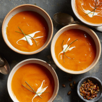 Spicy Butternut Squash Soup Recipe | EatingWell image