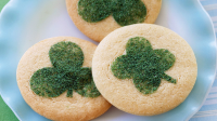 Sugar Cookies with Clovers Recipe | Martha Stewart image