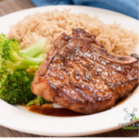 Instant Pot Pork Chops with Gravy and Rice - Instant Mealtime image
