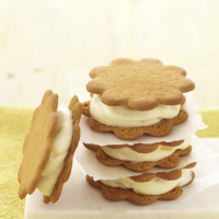 Double Ginger Frozen Yogurt Sandwiches Recipe | EatingWell image