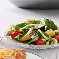 Easy Italian Spinach Salad Recipe: How to Make It image