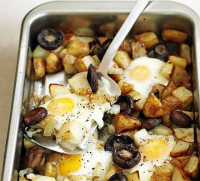 Healthy egg & chips recipe | BBC Good Food image