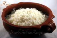 White Rice - Steamed Rice | Simple Indian Recipes image