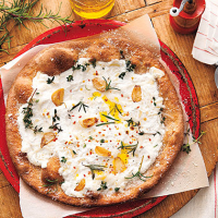 White Pizza Recipe | MyRecipes image