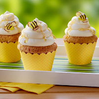 Honey Bee Cupcakes Recipe | Land O’Lakes image