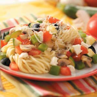 Mediterranean Vegetable Pasta Recipe: How to Make It image