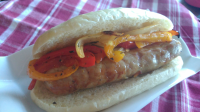 Air Fryer Italian Sausages, Peppers, and Onions Recipe ... image