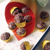 Chocolate Amaretto Balls Recipe | Land O’Lakes image