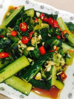 Cucumber with Dried Shrimp recipe - Simple Chinese Food image