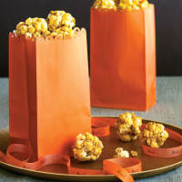 Bite-size Honey Popcorn Balls Recipe | MyRecipes image
