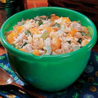 Chicken Rice Salad Recipe: How to Make It image