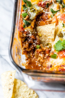 Cheesy Baked Mexican Layer Dip - Skinnytaste image