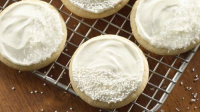 Glazed Whiteout Cookies Recipe - Pillsbury.com image