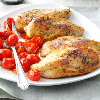 Balsamic Chicken with Roasted Tomatoes Recipe: How to Make It image