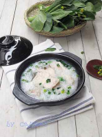 Fish bone porridge recipe - Simple Chinese Food image