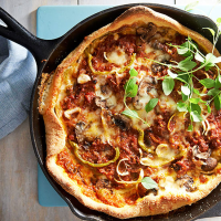 Moroccan-Spiced Deep-Dish Pizza | Better Homes & Gardens image