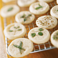 Hint-of-Herb Butter Cookies Recipe | EatingWell image