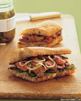 Marinated Flank Steak Sandwiches Recipe | Martha Stewart image