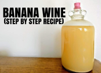 Banana Wine | How To Make | Easy Banana Wine Recipe ... image