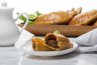 Peruvian Empanadas Recipe: Golden Brown Juicy Beef Parcels image