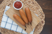 Homemade Air Fryer Corn Dogs Recipe - TheFoodXP image