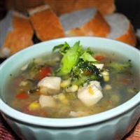 Meghan and Jenn's Veggie, Chicken and Herb Soup Recipe ... image