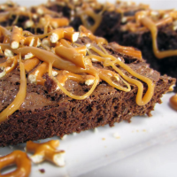 Caramel Pretzel Brownies Recipe | Allrecipes image