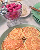 Yeast-Raised Pancakes Recipe | Martha Stewart image