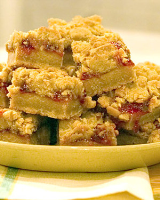 Peanut Butter and Jelly Bars Recipe | Martha Stewart image