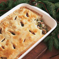 Chicken and Oyster Pie Recipe: How to Make It image