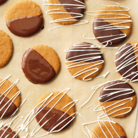 Chocolate-Dipped Triple-Ginger Cookies Recipe: How to Make It image