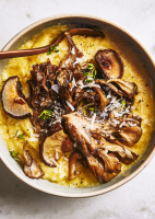Polenta with Roasted Mushrooms and Thyme Recipe | Bon Appétit image