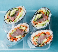 Sushi burrito recipe | BBC Good Food image