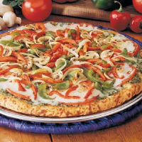Roasted Veggie Pizza Recipe: How to Make It image