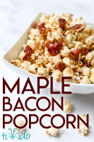 Maple Bacon Popcorn Recipe | Tikkido.com image