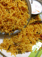 Perfect non-sticky Vegetable Pulao recipe - Cook with San image