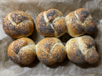 Easy Soft Poppy Seed Knot Rolls | BBC Good Food image